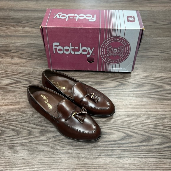 NEW FootJoy Classics Brown Tassel Loafers 8.5 D main image 6